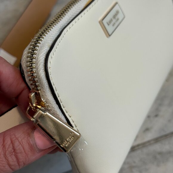 NEW Kate Spade Saffiano Leather zip top belt/sling Small/Medium bag - Picture 2 of 8